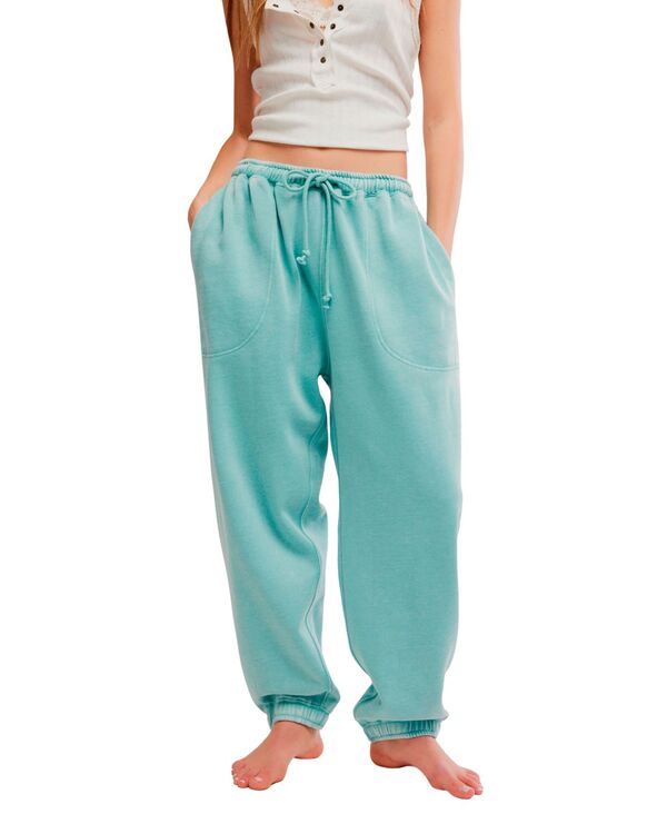 フリーピープル レディース アンダーウェア ナイトウェア ダウン ジョガーパンツ Free People Women'slow It Down Joggers Aqua アクア|ReVida 店