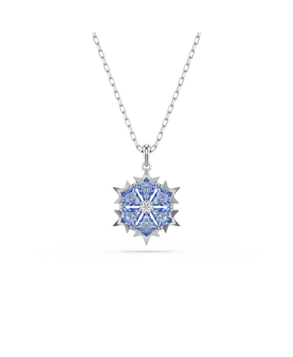 スワロフスキー レディース アクセサリー ネックレス・チョーカー・ペンダントトップ レース Swarovski Magic Rhodium Plated Pendant Necklace Blue ブルー｜ReVida 店