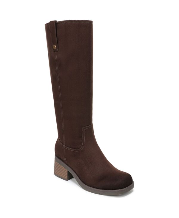 ドクター・ショール レディース シューズ ブーツ・レインブーツ トール ヒール Dr. Scholl's Women's Joplin Block Heel Riding Tall Boots Regular & Wide Calf Dark Umber Brown Microsuede ブラウン｜ReVida 店 23,214円