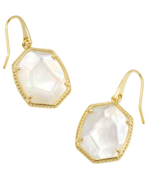 ケンドラスコット レディース アクセサリー ピアス・イヤリング Kendra Scott Daphne Amazonite 14k Gold-Tone Over Brass Drop Earrings White ホワイト｜ReVida 店