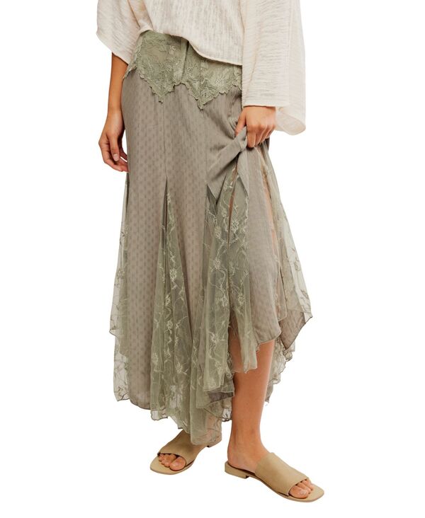 フリーピープル レディース ボトムスカート ナイロン マキシ Free People Women's Nylonice To Meet You Maxi Skirt Wild Wind|ReVida 店