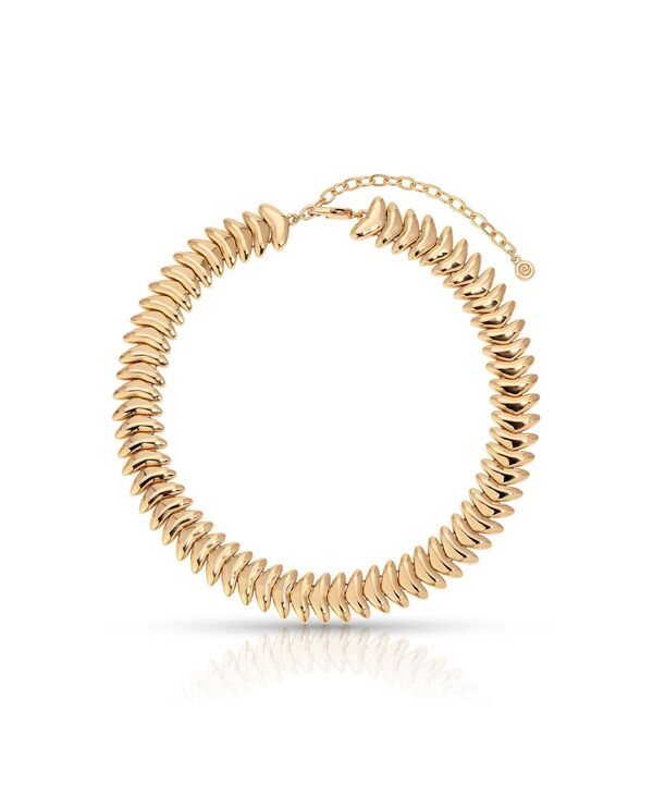エティカ レディース アクセサリー ネックレス・チョーカー・ペンダントトップ レース ETTIKA Metal Moderna Necklace Gold ゴールド｜ReVida 店