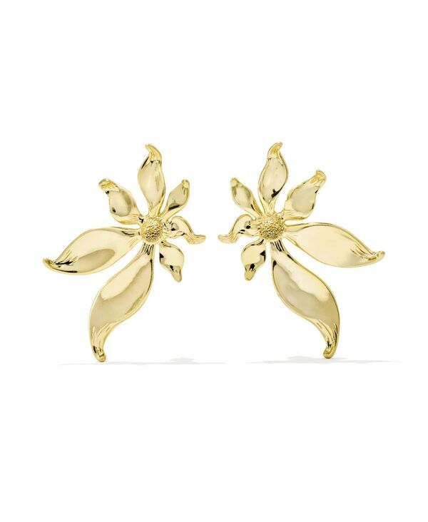 ケンドラスコット レディース アクセサリー ピアス・イヤリング Kendra Scott 14k Gold Over Brasscott Flower Stud Earrings Gold ゴールド｜ReVida 店
