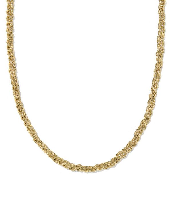 ケンドラスコット レディース アクセサリー ネックレス・チョーカー・ペンダントトップ レース Kendra Scott 14k Gold-Plated Gabriella Braided Chainecklace Gold ゴールド|ReVida 店