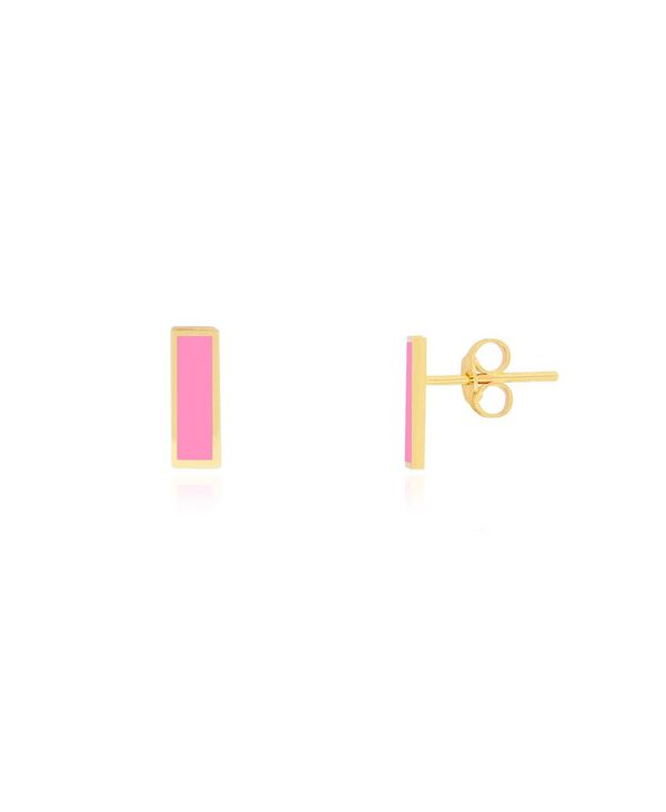 ザ・ラブリー レディース アクセサリー ピアス・イヤリング The Lovery Bubblegum Bar Stud Earrings Bubblegum Pink ピンク｜ReVida 店
