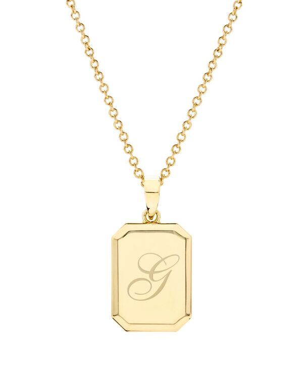 ブルックアンドヨーク レディース アクセサリー ネックレス・チョーカー・ペンダントトップ brook & york Willow Initial Pendant Gold G ゴールド｜ReVida 店