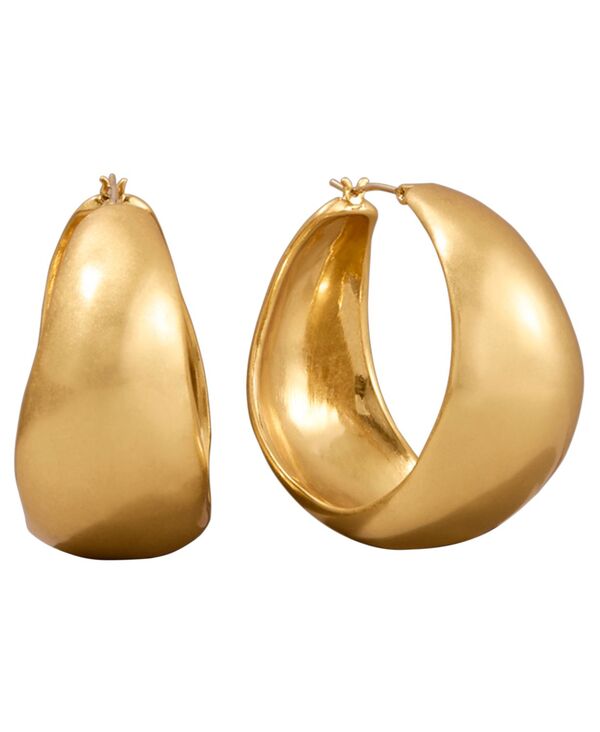 ダナ キャラン ニューヨーク レディース アクセサリー ピアス・イヤリング Donna Karanew York 24k Gold-Plated Statement Hoop Earrings Gold ゴールド|ReVida 店