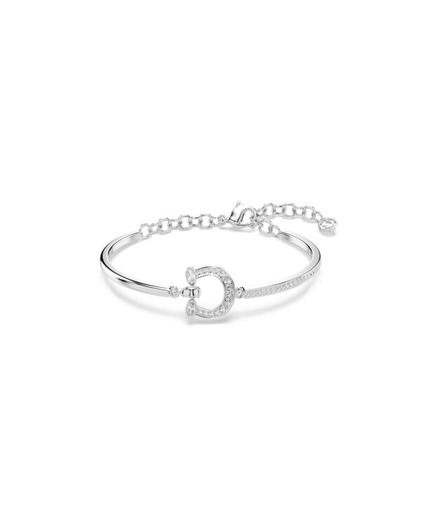 スワロフスキー レディース アクセサリー ブレスレット・バングル・アンクレット Swarovski Rhodium-Plated Symbolica Bracelet Gray グレー|ReVida 店