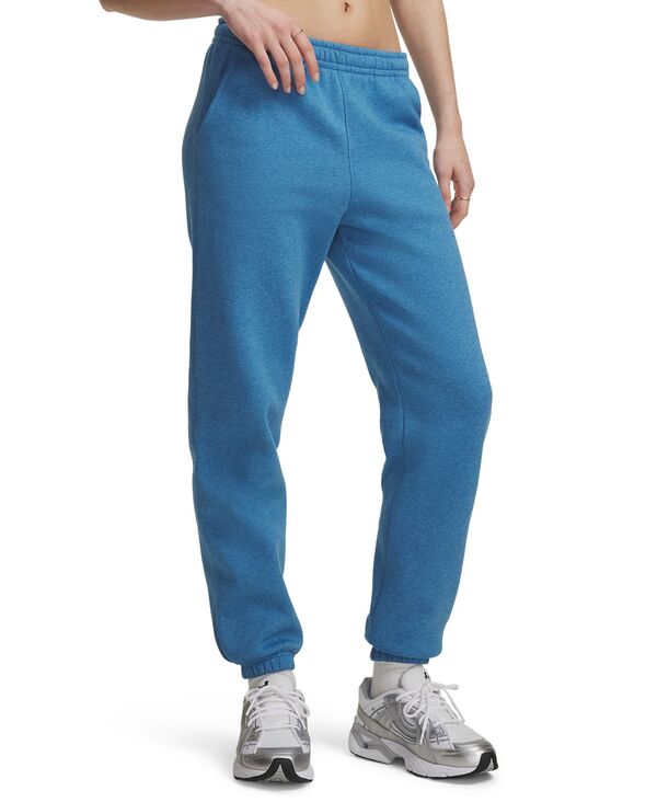 アンダーアーマー レディース ボトムス カジュアルパンツ フリース Under Armour Women's Rival Fleece Gym Pants Aegean Blue ブルー|ReVida 店