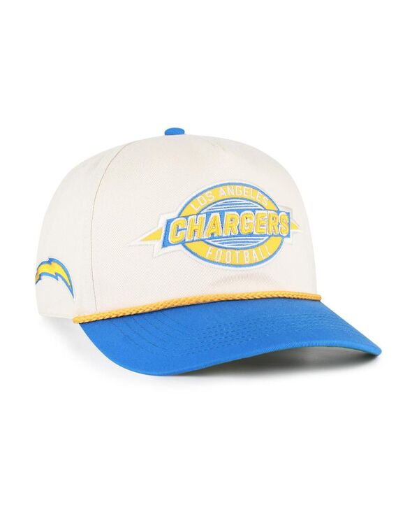 47 ブランド メンズ アクセサリー 帽子 '47 Brand Men's Naturalos Angeles Chargers Frame Outwo Tone Hitch Adjustable Hat Natural|ReVida 店