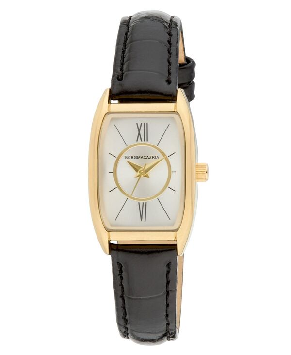 ビーシービージーマックスアズリア レディース アクセサリー 腕時計 レザー BCBGMAXAZRIA Women's Modena Black Leather Strap Watch 22mm Black ブラック|ReVida 店