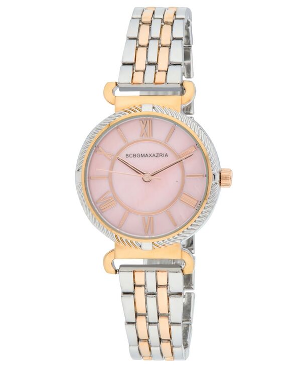 ビーシービージーマックスアズリア レディース アクセサリー 腕時計 Tシャツ BCBGMAXAZRIA Women's Alara Two Tone Stainlessteel Bracelet Watch 31mm Two Tone|ReVida 店