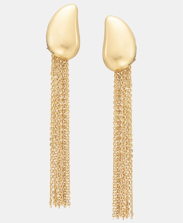 アイ.エヌ.シー インターナショナル コンセプト レディース アクセサリー ピアス・イヤリング I.N.C. International Concepts Tear-Shape Chain Linear Drop Earrings Gold ゴールド|ReVida 店