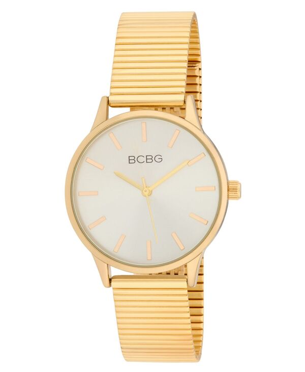 ビーシビージー レディース アクセサリー 腕時計 Tシャツ BCBG Women's Quartz Round Gold Stainlessteel Watch 34mm Gold ゴールド|ReVida 店