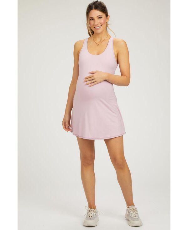 ピンクブラッシュ レディース ボトムス ハーフパンツ・ショーツ ロンパース Pinkblush Women's Tennis Racerback Romper Dress Lavender ラベンダー|ReVida 店