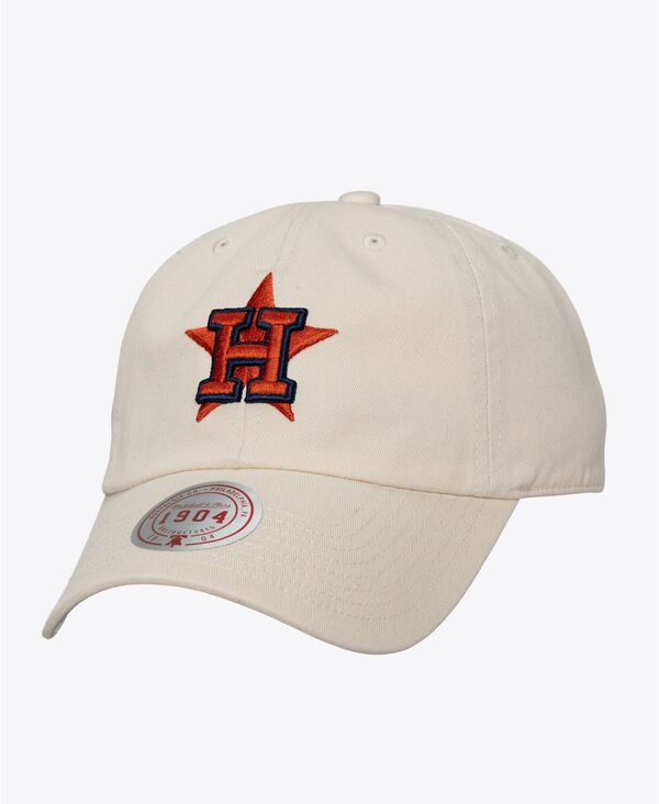 ミッチェル&ネス メンズ アクセサリー 帽子 Mitchell & Ness Men's and Women's Cream Houston Astros Off-Season 1904 Strapback Adjustable Hat Cream クリーム|ReVida 店