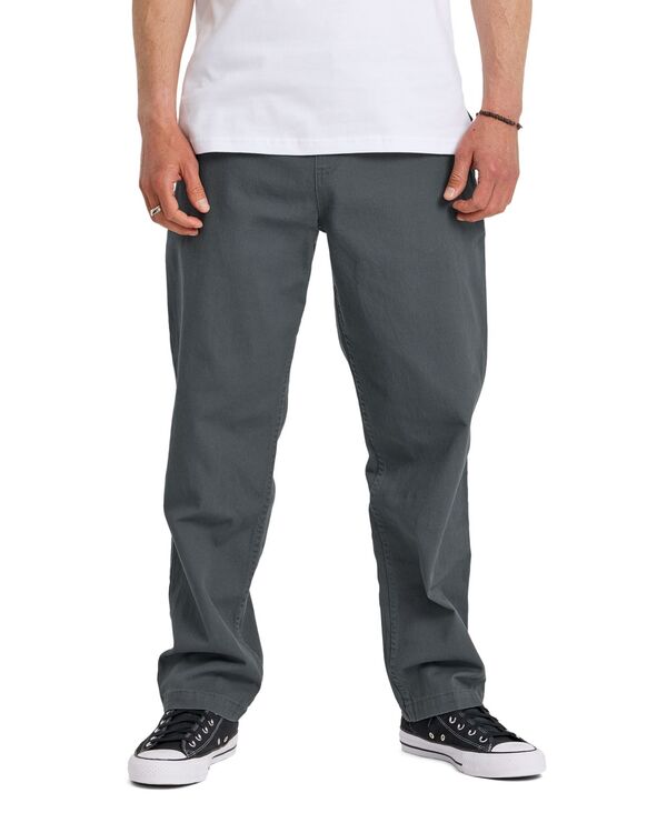 クイックシルバー メンズ ボトムス カジュアルパンツ コットン Quik silver Men'stretch Cotton Canvas Beach Pants Twill｜ReVida 店