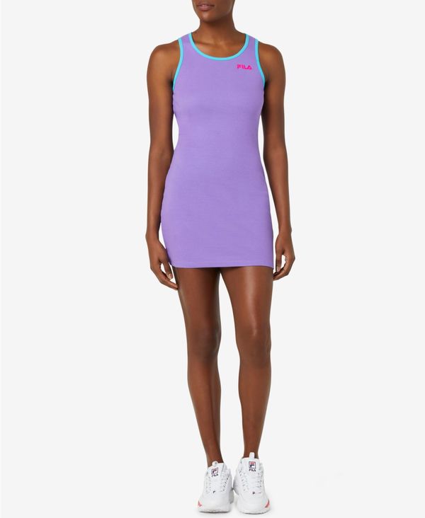 サイズ交換無料 トップス フィラ トップス フィラ 送料無料 フィラ ワンピース Purpleレディースファッション トップス Women S ワンピース Purple レディース レディース Mattea Ribbed Dress Purple Revida 店 新作ウエア
