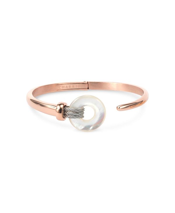 大切な レディース シャリオール ブレスレット バングル アンクレット G Rose And Steel Stainless In Bracelet Bangle Two Tone アクセサリー ブレスレット Sutevalle Org