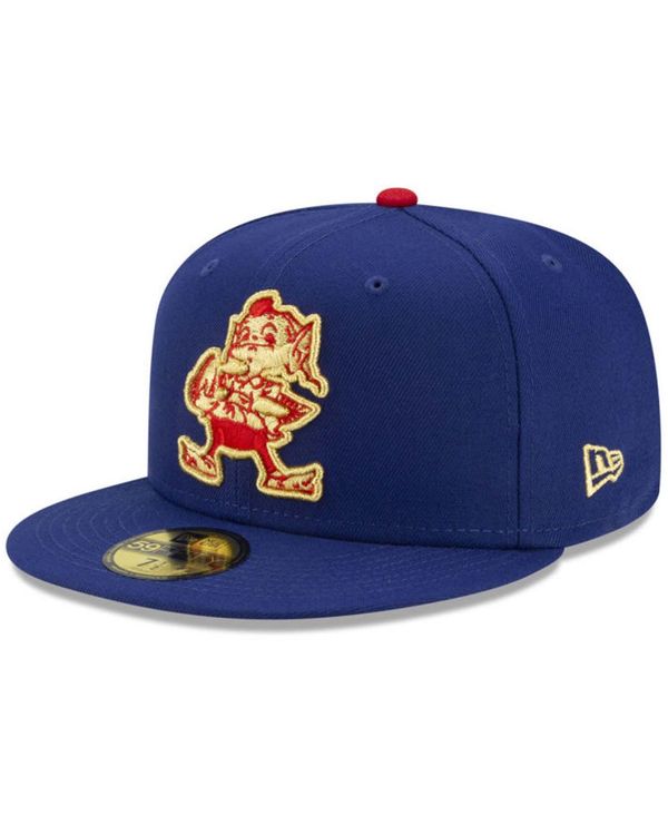 59fifty Americana ハット 送料無料 Royalblue Cap レディース Royalblue Revida Browns 帽子 サイズ交換無料 アクセサリー Americana Browns 帽子 アクセサリー Cleveland レディース ニューエラ ニューエラ 店