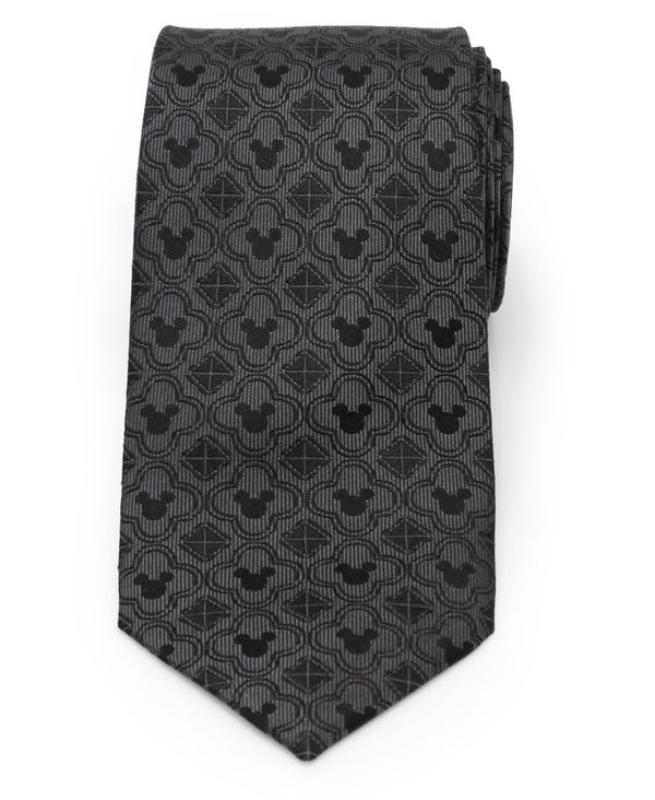 ディズニー メンズ ネクタイ アクセサリー Men S Mickey Mouse Pattern Tie Black Bayleafkitchen Co Uk