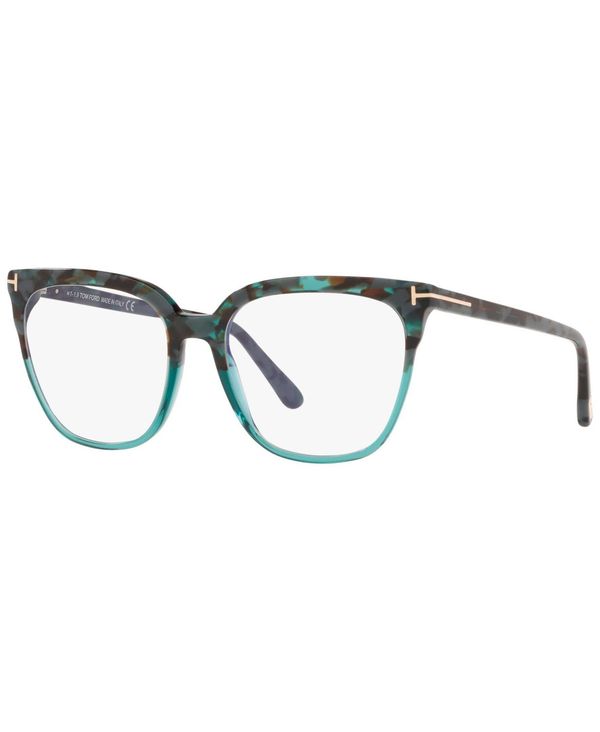 トム フォード レディース サングラス アイウェア アクセサリー Tr Women S Square Eyeglasses Tort Blue Psicologosancora Es