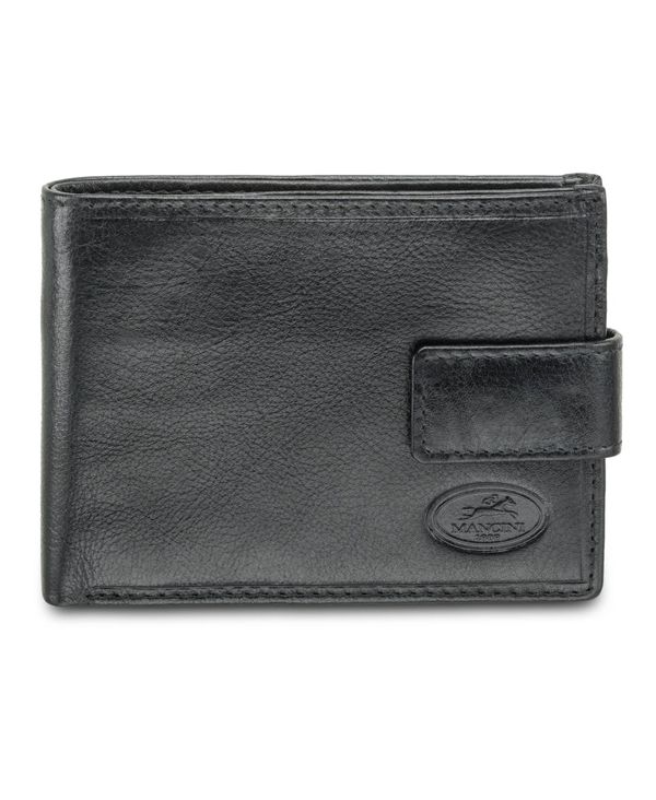 マンシーニ メンズ 財布 アクセサリー Men S Equestrian2 Collection Rfid Secure Wallet With Coin Pocket Black Bouncesociety Com