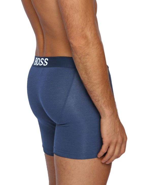 ボス メンズ ボクサーパンツ アンダーウェア Men S Identify Boxer Briefs Dark Blue Rvcconst Com