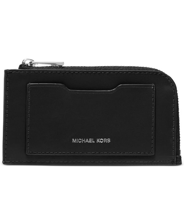 マイケルコース メンズ 財布 アクセサリー Men S Leather Zip Wallet Black Andapt Com