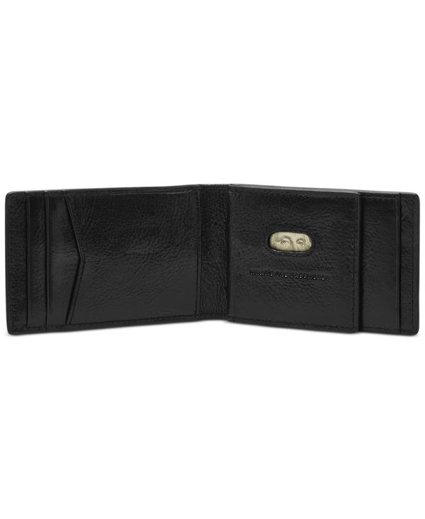 フォッシル メンズ 財布 アクセサリー Men S Andrew Front Pocket Bifold Wallet Black Andapt Com