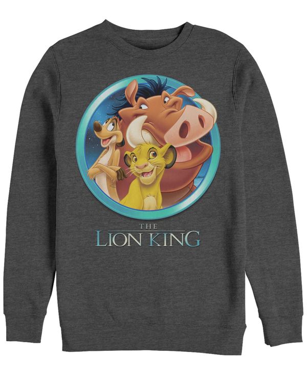 ディズニー メンズ パーカー スウェット アウター Men S Lion King Best Friends Crewneck Fleece Dark Gray Bouncesociety Com