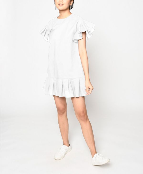 ニコル鏡 レディース ワンピース トップス Women S Mini Shift Dress White Ameroc Tiresexport Com
