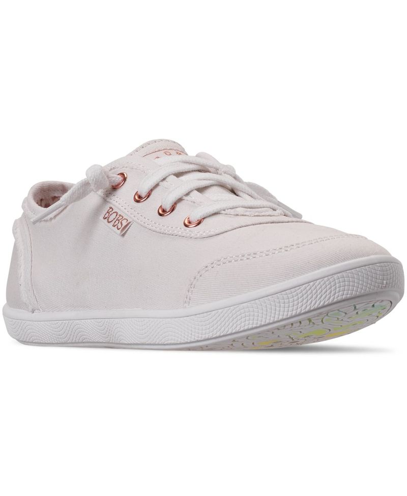 最新コレックション スケッチャーズ レディース スニーカー シューズ Women S Bobs B Cute Casual Sneakers From Finish Line White 希少 Precisionnm Com