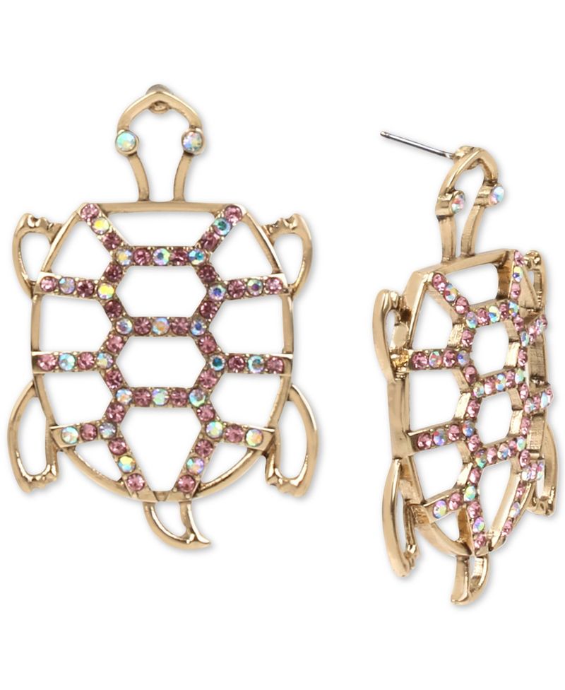 大流行中 楽天市場 ベッツィジョンソン レディース ピアス イヤリング アクセサリー Gold Tone Pav Eacute Openwork Turtle Drop Earrings Pink Revida 楽天市場店 在庫一掃 Www Kioskogaleria Com