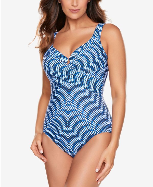 ミラクルスーツ レディース ワンピース トップス Hypnotique Crisscross One Piece Swimsuit Hypnotique Alittlepeaceofmind Co Uk