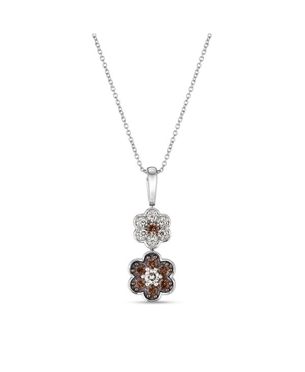 ル トレーラーハウス レディース 頸飾り チョー車輌 シャンデリヤ最初 佩び物 Chocolate Diamond Registered Vanilla Diamonds Registered 18 Pendant Necklace 3 8 Ct T W In 14k Rose Yellow Or White Gold White Gold Earthkitchen Ph