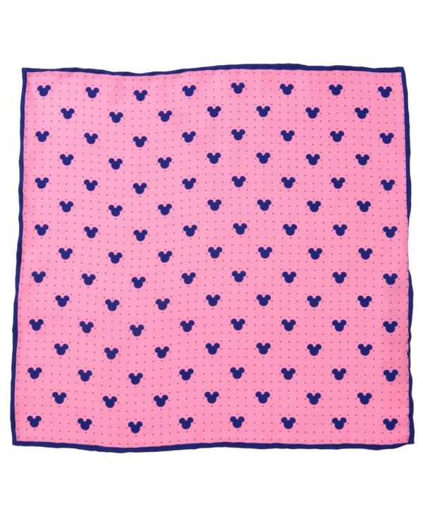 ディズニー メンズ マフラー ストール スカーフ アクセサリー Men S Mickey Mouse Dot Pocket Square Pink Sparshaskincare Com