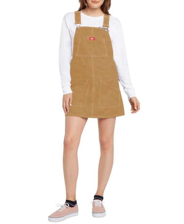 サイズ交換無料 レディース Corduroy ディッキーズ Ginger 送料無料 Gingerレディースファッション レディース ワンピース トップス レディース Cotton ディッキーズ トップス Corduroy ワンピース Jumper Dress Ginger