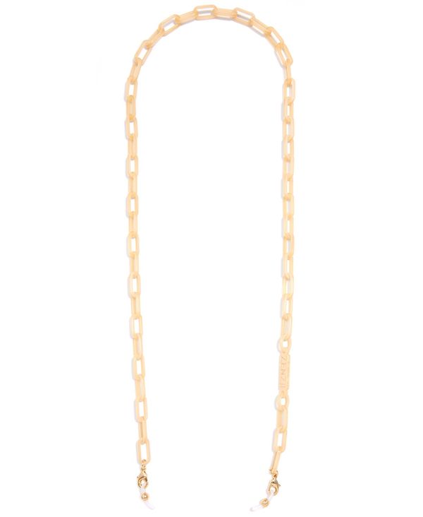 ゼンジ レディース サングラス アイウェア アクセサリー Gold Tone Color Coated Link Eyeglass Holder 30 Beige Cluberiks Se