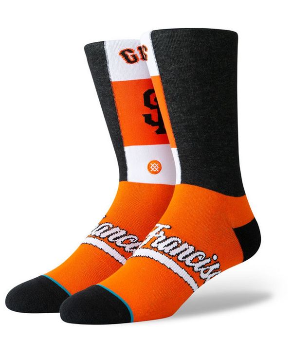 スタンス メンズ 靴下 アンダーウェア San Francisco Giants Pop Fly Crew Socks Orange Moltstudio Com