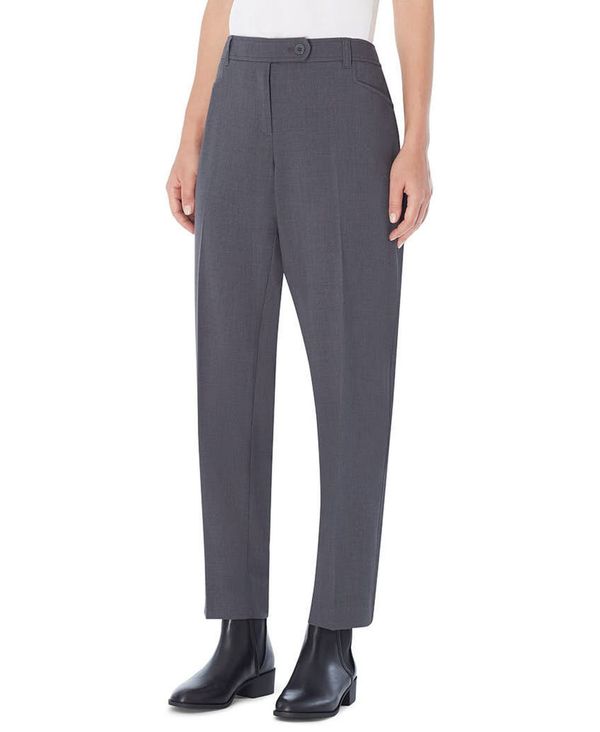 ジョーンズニューヨーク レディース ボトムス カジュアルパンツ ストレート Jones New York Women's Bi-Stretch Woven Straight Leg Pant Gray Flannel グレー｜ReVida 店