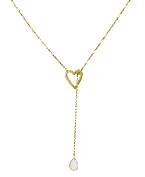珍しい 楽天市場 アドニア レディース ネックレス チョーカー ペンダントトップ アクセサリー Open Heart Adjustable Lariat With Pear Cut Moonstone Gold Revida 楽天市場店 国際ブランド Micoresolutions Com