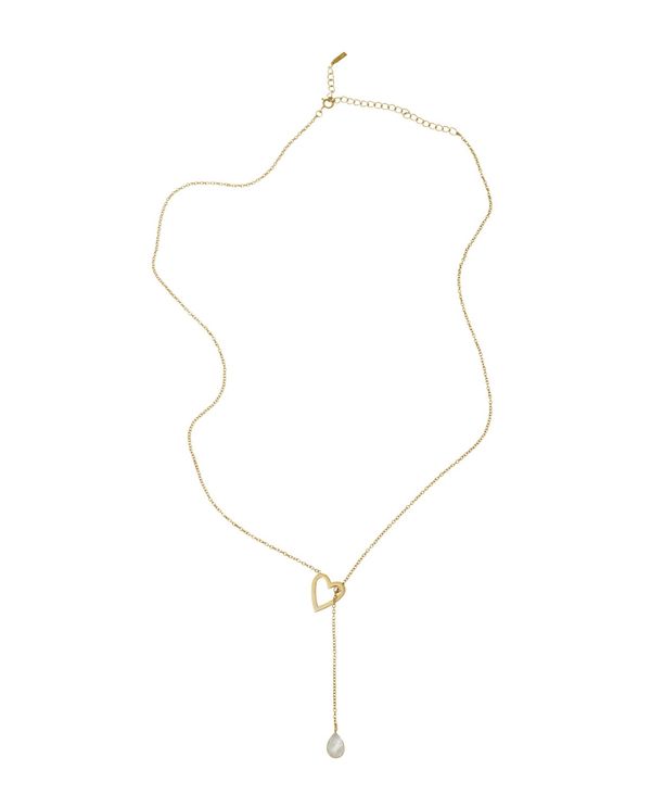 珍しい 楽天市場 アドニア レディース ネックレス チョーカー ペンダントトップ アクセサリー Open Heart Adjustable Lariat With Pear Cut Moonstone Gold Revida 楽天市場店 国際ブランド Micoresolutions Com
