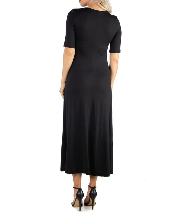 即納 最大半額 24セブンコンフォート レディース ワンピース トップス Women S Casual Maxi Dress Black 爆売り Www Bluewaterhomecare Com
