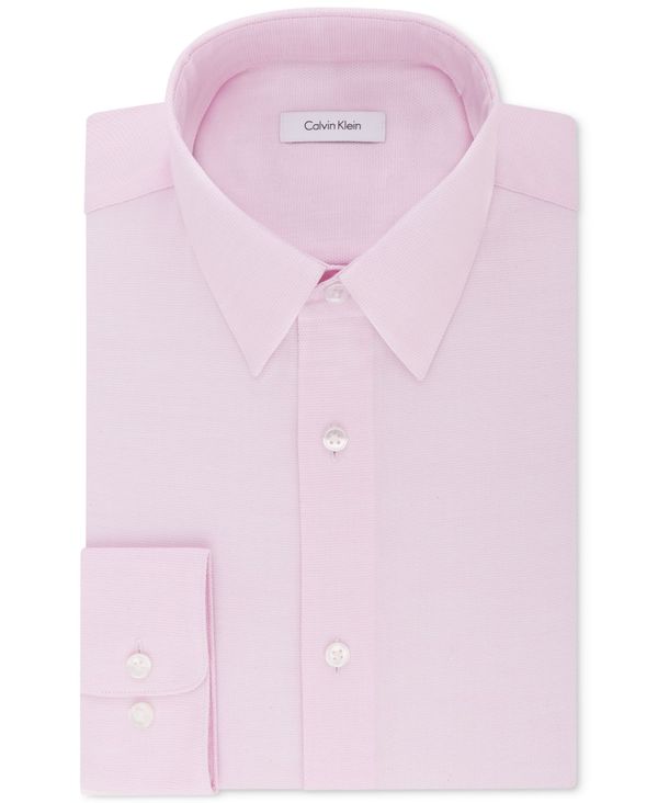 カルバンクライン メンズ トップス シャツ Calvin Klein Men's Classic/Regular Non-Iron Stretch Performance Dress Shirt Pink ピンク 20,610円