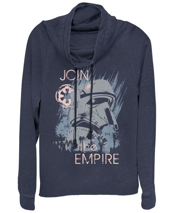 激安単価で フィフスサン レディース ニット セーター アウター Star Wars Rogue One Join The Empire Cowl Neck Sweater Navy Revida 店 4年保証 Libbss Com