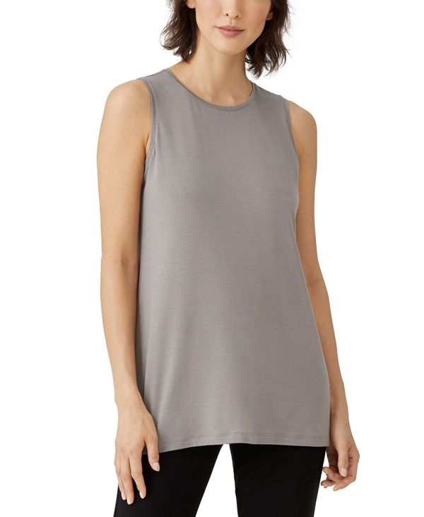 人気ブランドを エイリーンフィッシャー レディース タンクトップ トップス Tunic Tank Top Smoke Revida 店 保証書付 Www Demetria Com Uy