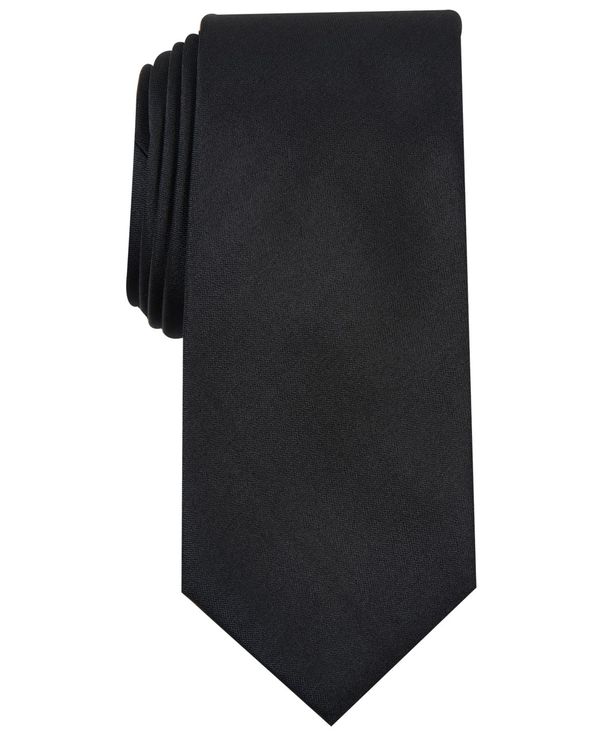 アルファニ メンズ アクセサリー ネクタイ トール Alfani Men's Metallic Texture Slim Tie Black ブラック｜ReVida 店 14,235円