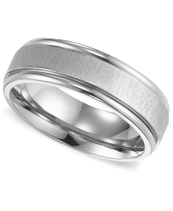 トリトン メンズ アクセサリー リング Triton Men's Titanium Ring Comfort Fit Wedding Band Titanium