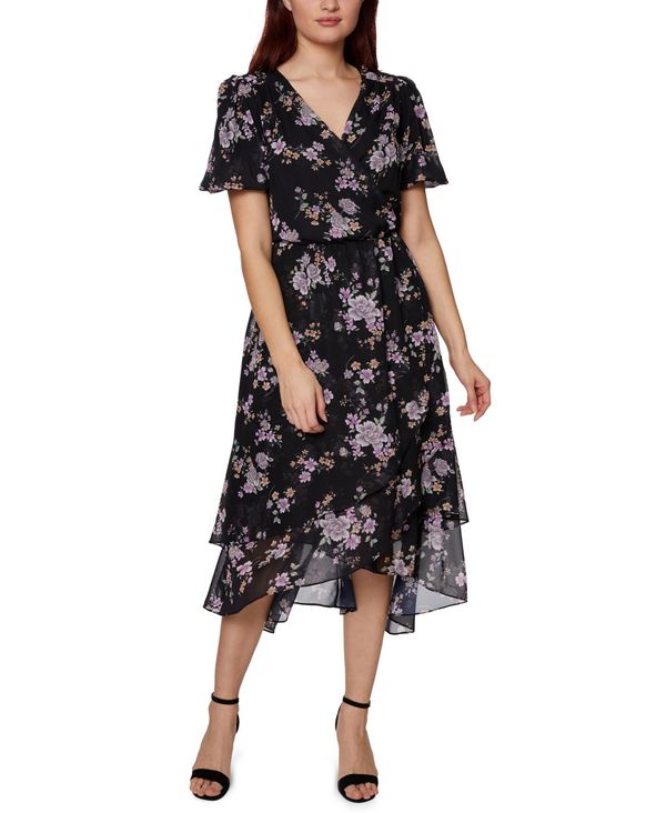 代引可 ワンピース Midi Floral トップス ワンピース レディース ベッツィジョンソン Dress Multi Black Www Wbnt Com